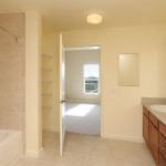 bathroom at The Reed at ENCORE! apartments in downtown Tampa